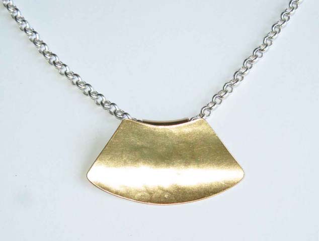 Necklace with 2 Metals